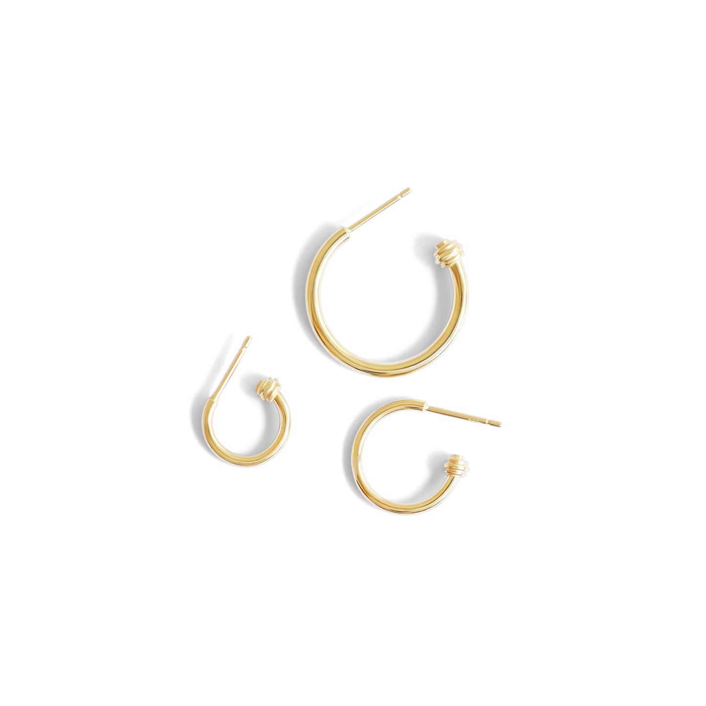 Cornice End Hoop / Medium by Goldpoint