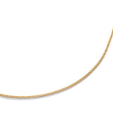 Curved view of Curb Chain 1.7mm