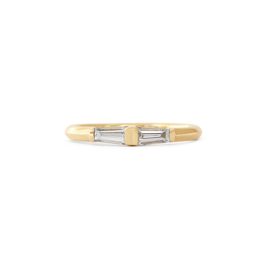 Diptych Ring / Lab Baguette Diamonds