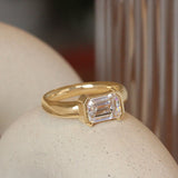 Dobbin Ring Emerald Cut Lab Diamond 2.02ct