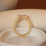 Dobbin Ring Emerald Cut Lab Diamond 2.02ct
