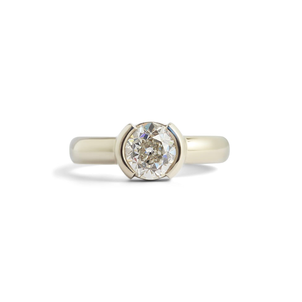 Dobbin Ring Old Euro Lab Diamond 1.53ct