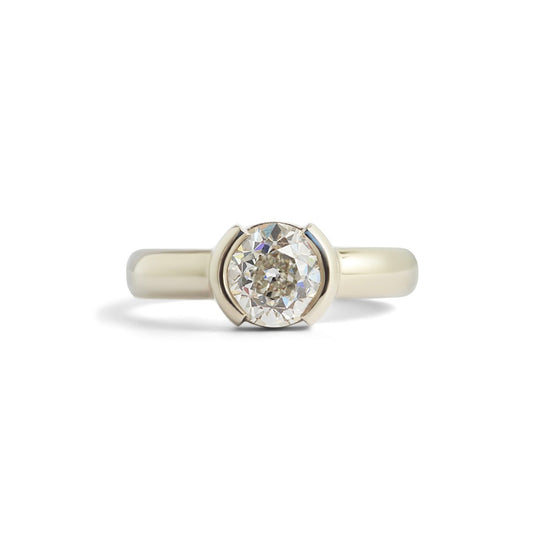 Dobbin Ring Old Euro Lab Diamond 1.53ct