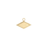 Step Frame Charm / Diamond