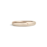Front view of Ellipse Band 3mm in 14k White Gold