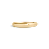 Side view of Ellipse Band 3mm in 18k Yellow Gold
