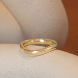 Ellipse Band 3mm Soft Curve / in Yellow Gold