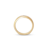 Side profile view of Astrid Ring / Cushion Natural Diamond 0.2ct by Pieces of Starr