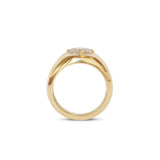 Leonard 4 Ring Oval Natural Diamond 1.05ct