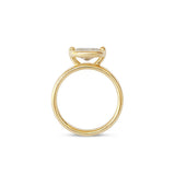 Side profile view of Bardot Ring / Oval Lab Diamond 1.06ct by Mon Pilar