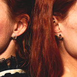 Ripple Earring / Lab Round Diamond