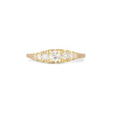 Front view of Grand Pave Diamond Rubidoux Ring by Erin Cuff