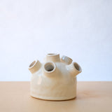 Heartbud Vase / Semi-Gloss Off White