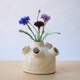 Heartbud Vase / Semi-Gloss Off White