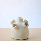 Heartbud Vase / Semi-Gloss Off White