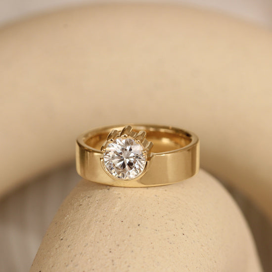 Varick Ring Round Lab Diamond 1ct