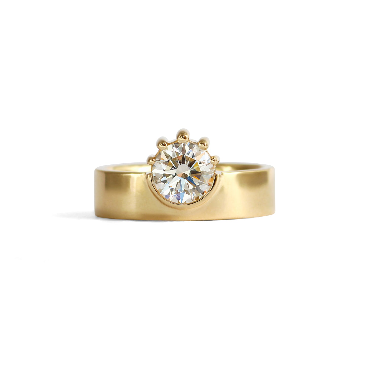 Varick Ring Round Lab Diamond 1ct