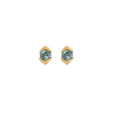 Horus Earring / Bicolor Sapphire by Goldpoint