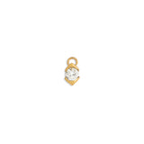 Front view of Horus Charm / Lab Round Diamond