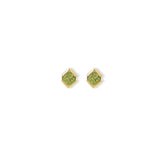 Horus Earring / Round Peridot