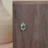 Horus Earring / Bicolor Sapphire
