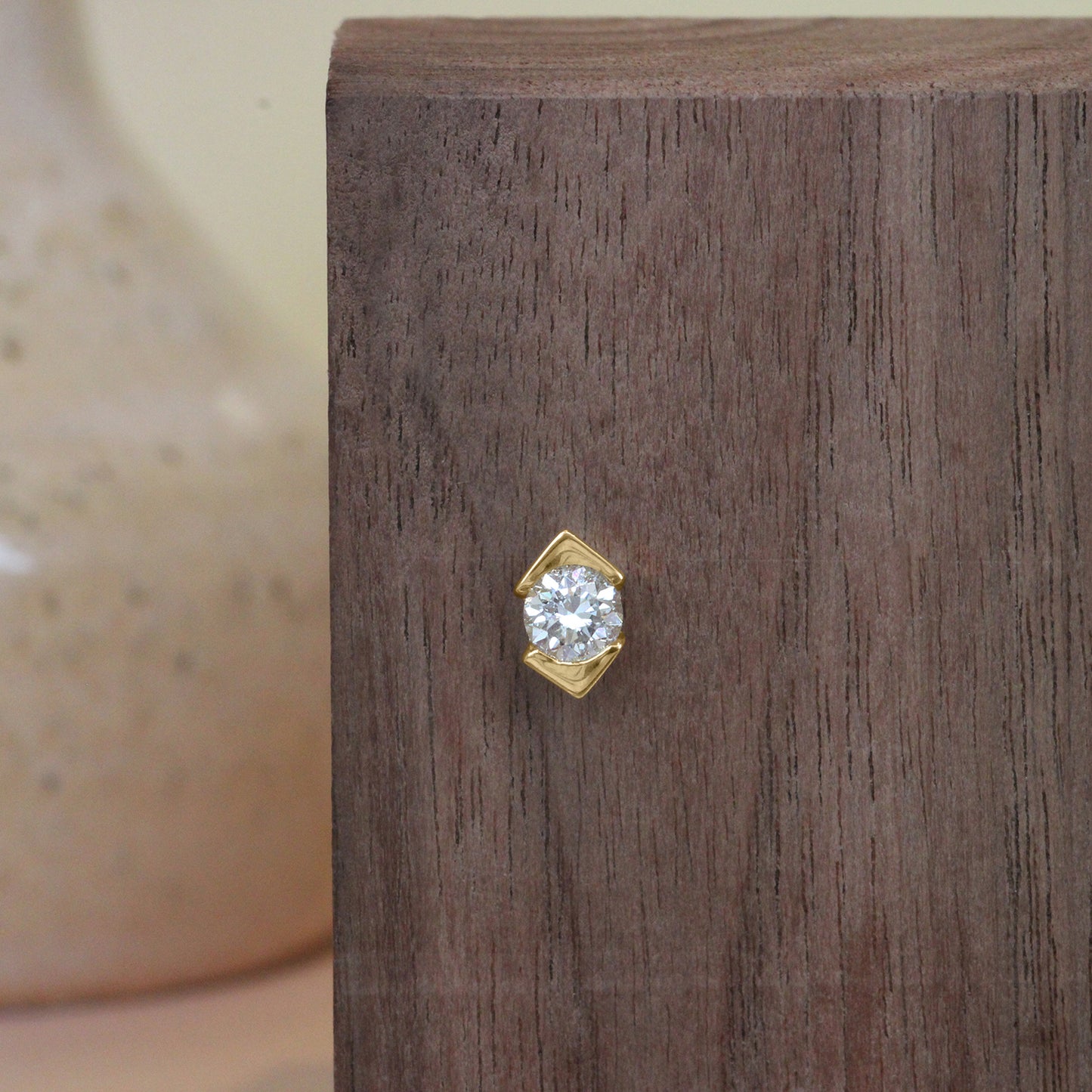 Horus Earring / Lab Diamond