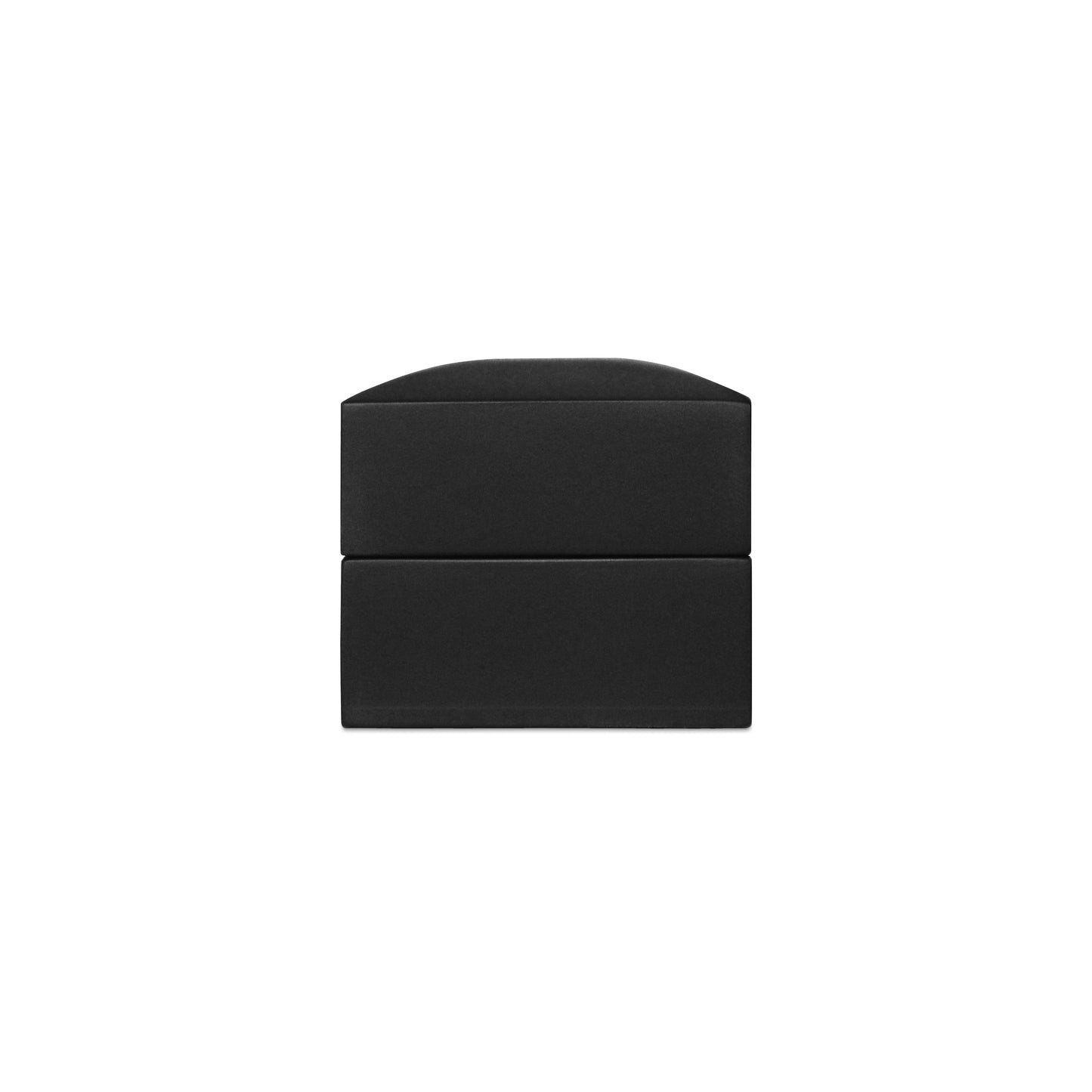 Black Wood Vegan Leather Ring Box