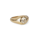 India 6 Ring Old Euro Natural Diamond 1.04ct