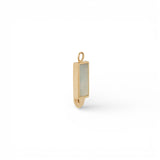 Step Charm / Rectangle Mother of Pearl Inlay