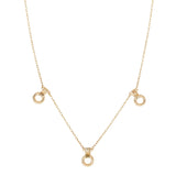 Iris 3 Charm Choker