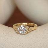 Kent Ring Old Mine Cut Lab Diamond 1.76ct