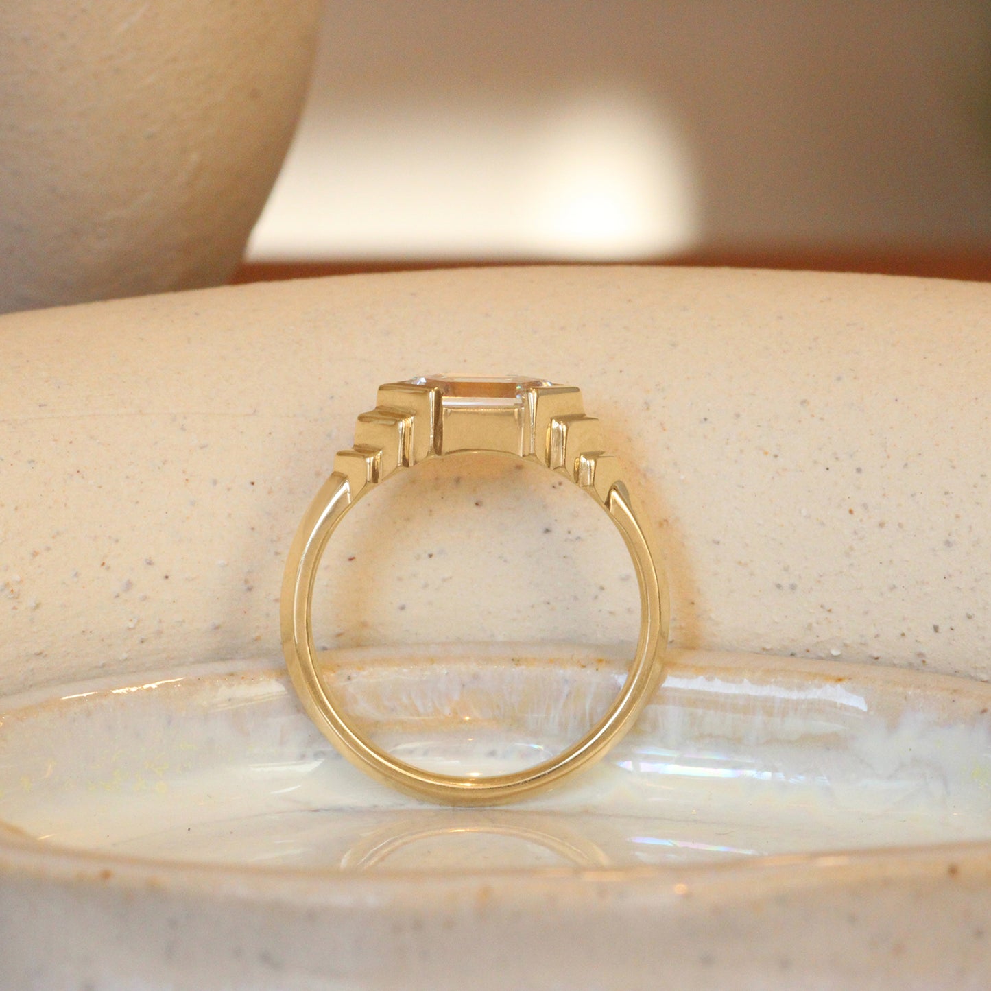 Kent Ring Hexagon Lab Diamond 1.14ct