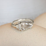Kent Ring Pear Lab Diamond 0.62ct