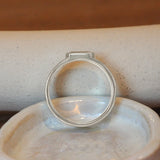 Kingsland Ring Emerald Cut Sapphire 0.85ct