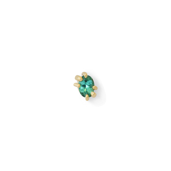 Miro Earring / Oval Green Tourmaline