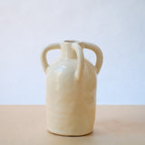 Organic Grecian Vase Small / Semi-Gloss Off White