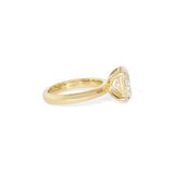 Noble Ring Oval Lab Diamond 3.02ct