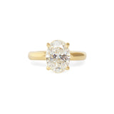 Noble Ring Oval Lab Diamond 3.02ct