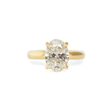 Noble Ring Oval Lab Diamond 3.02ct