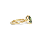 Noble Ring Emerald Cut Sapphire 3.58ct