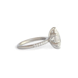 Noble Ring Hexagon Cut Lab Diamond 2.53ct