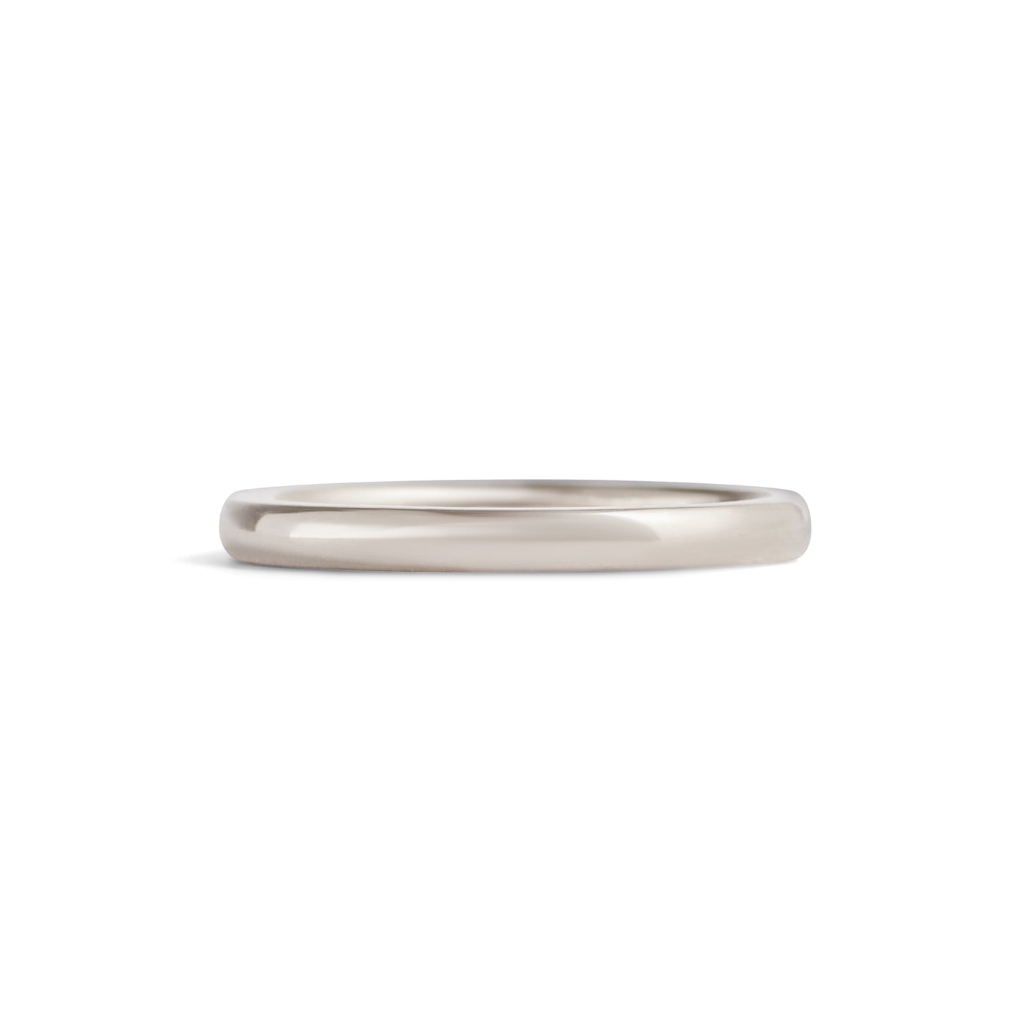 Dome Band / 2mm in Platinum