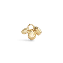 Front view of Ruins Charm by Goldpoint Jewelry