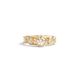 Front view of Planetarium Ring / Round Lab Diamond 0.50ct by Sandy Rubin
