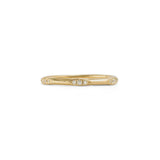 Front view of Demi Kinship Band / Pave Round Natural Diamonds by Sandy Rubin