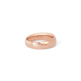 Ellipse Band 6mm / in Rose Gold