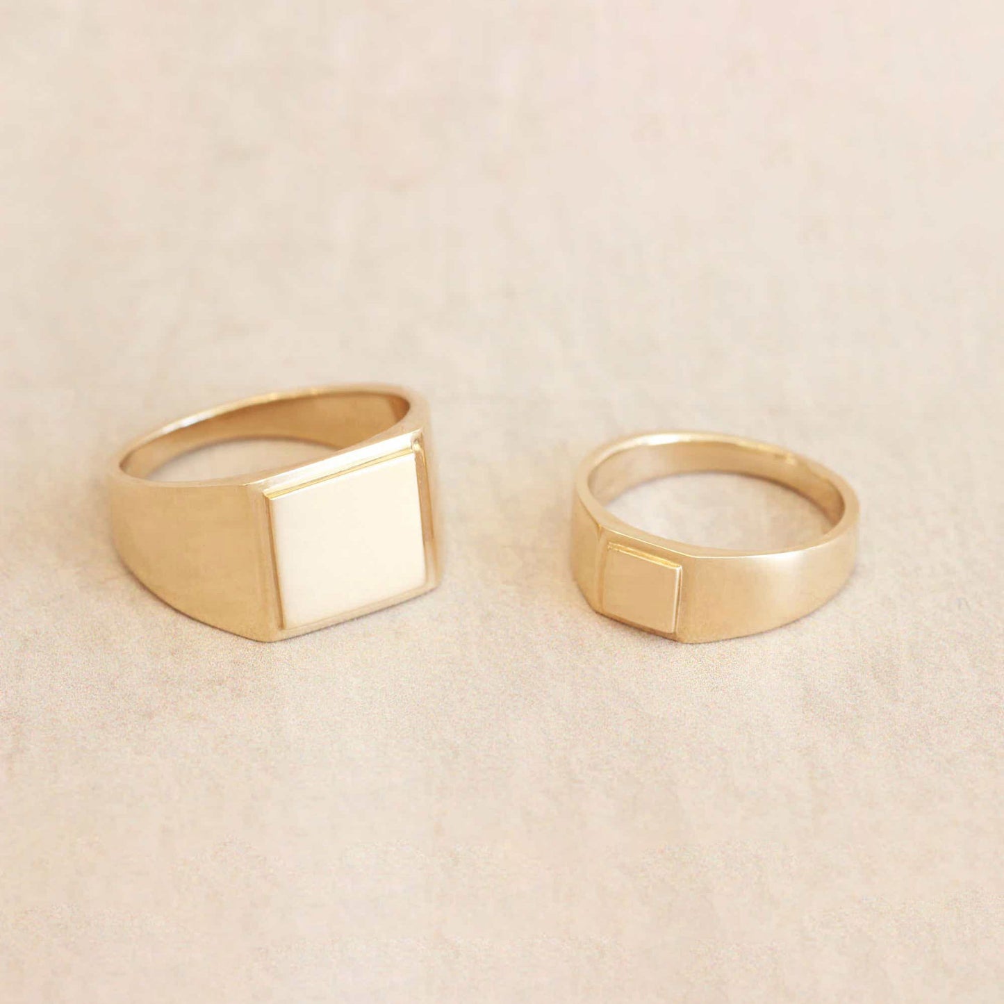 Step Signet Ring Square / Large