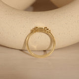 Step Signet Ring / Hexagon
