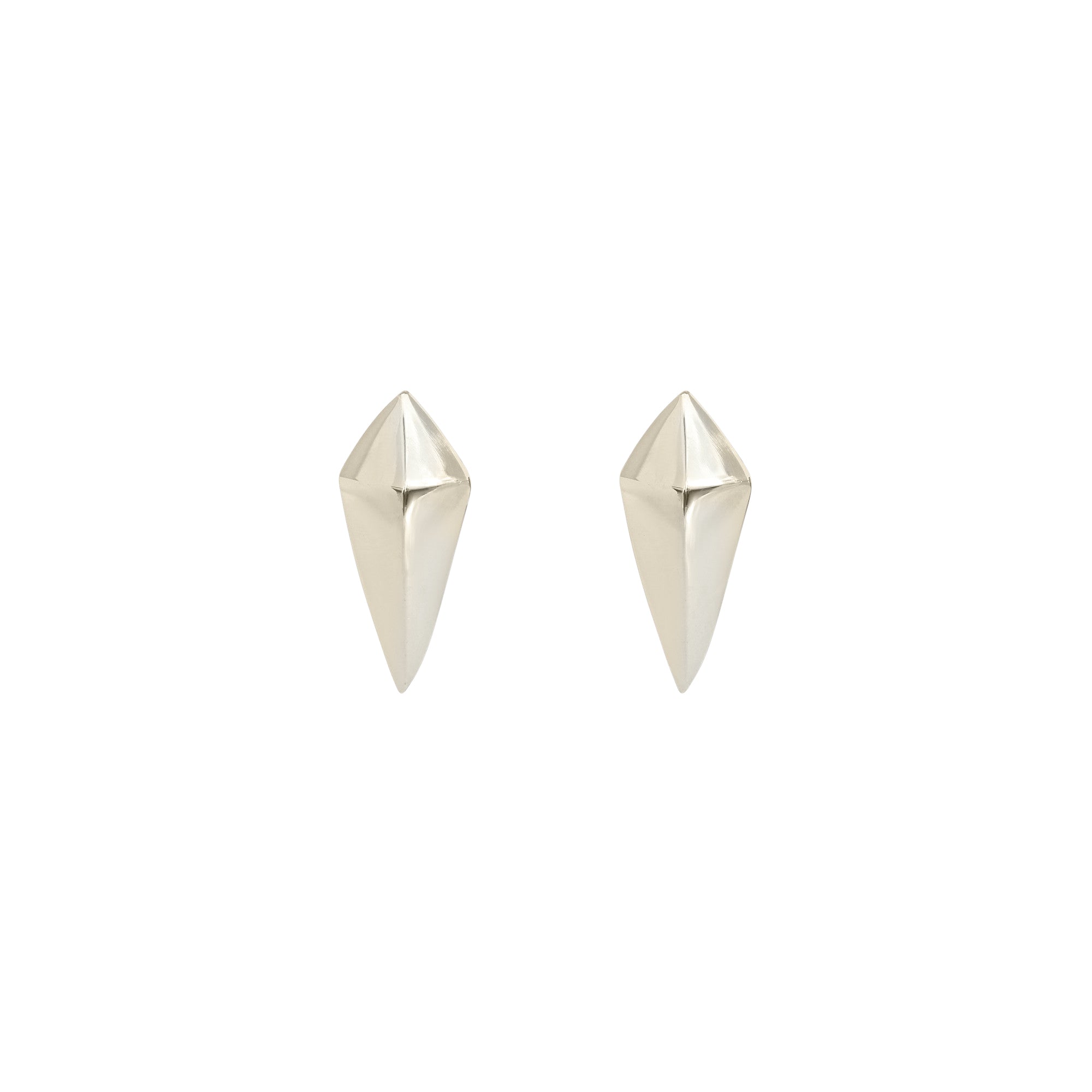 Spike Earring / White Gold by Goldpoint