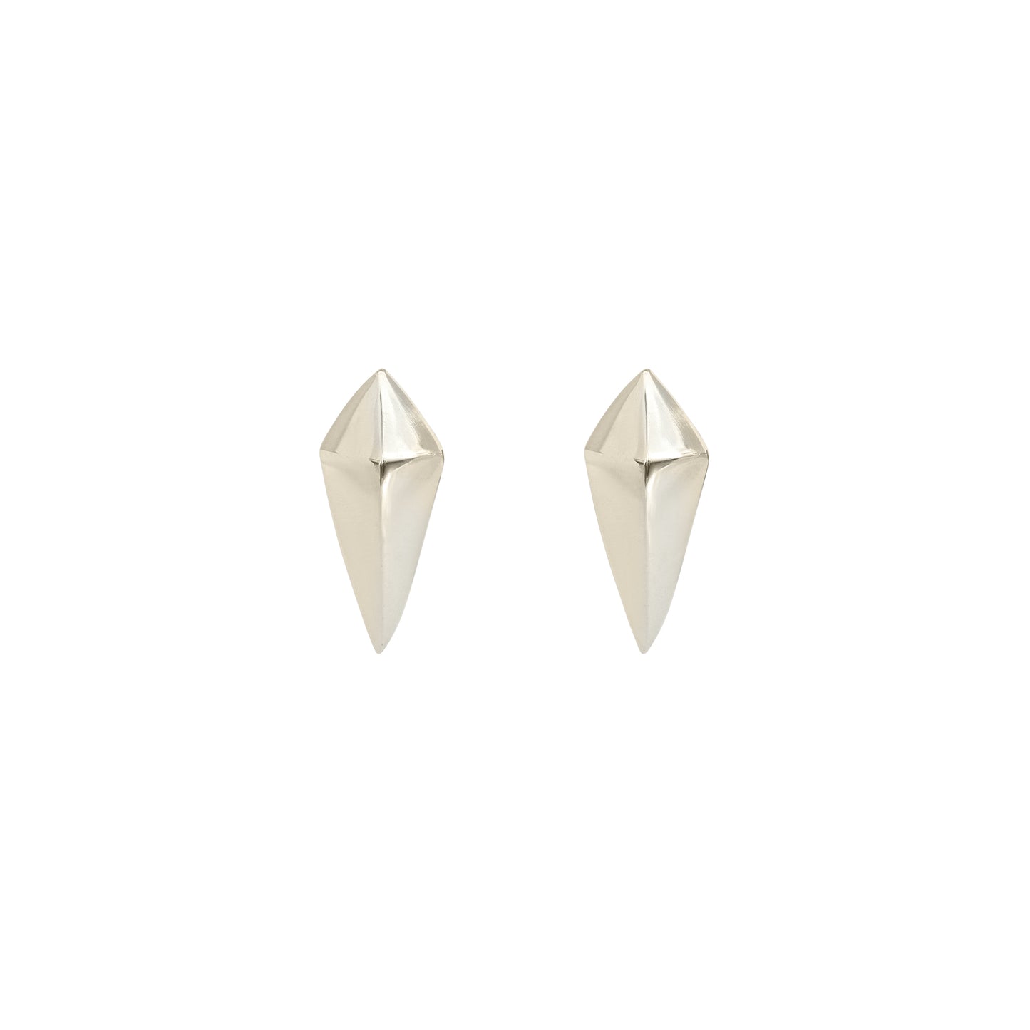 Spike Earring / White Gold by Goldpoint